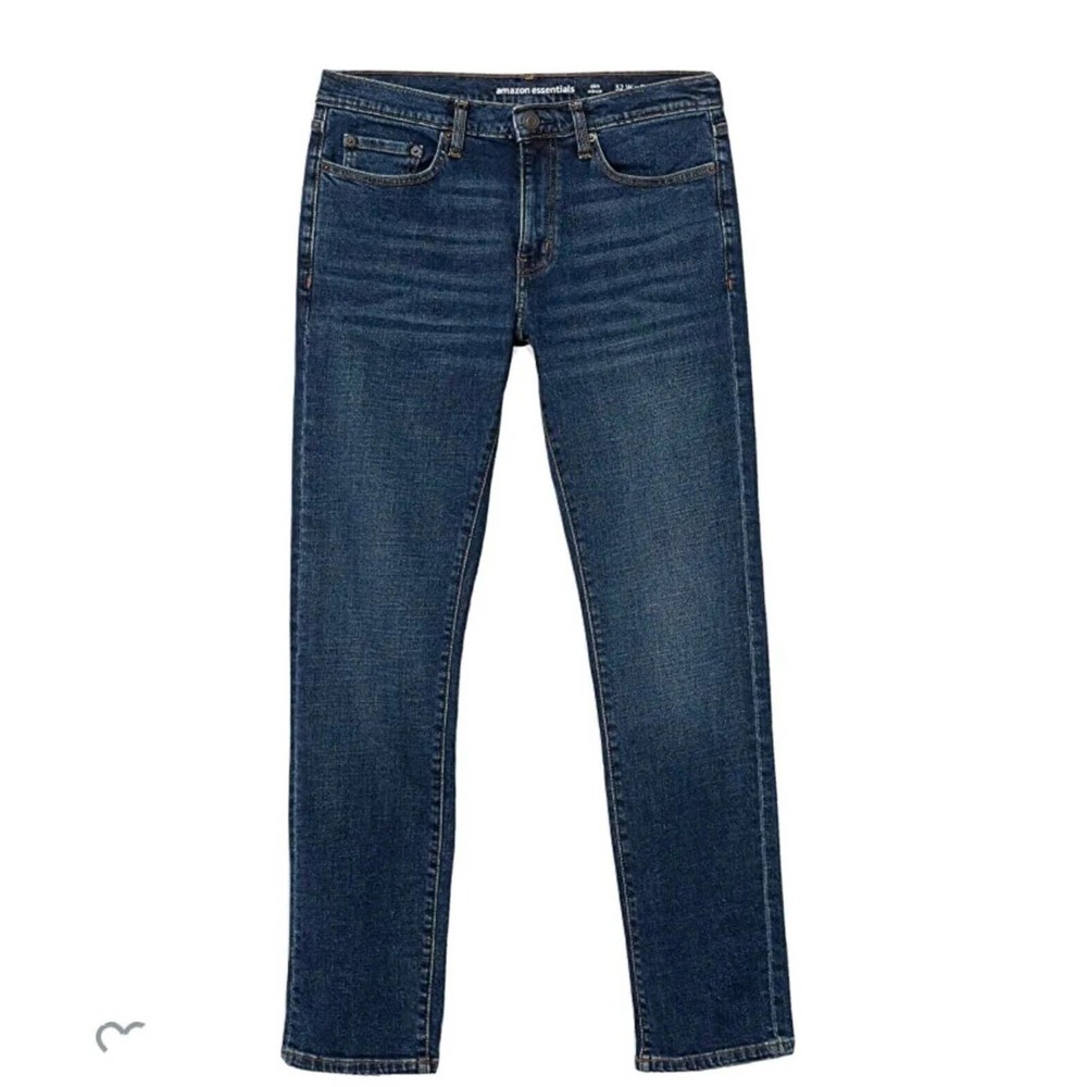 Amazon Essentials Men's Slim Fit Stretch Jeans 28Wx28L Deal On Quantity